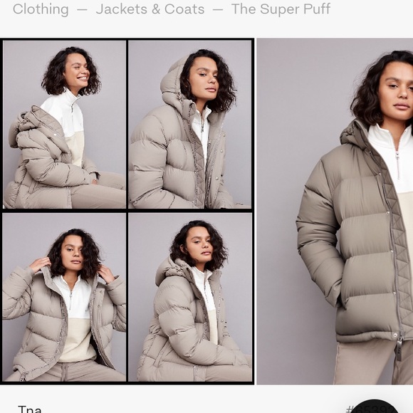Coats | Aritzia Super Puff Taupe 